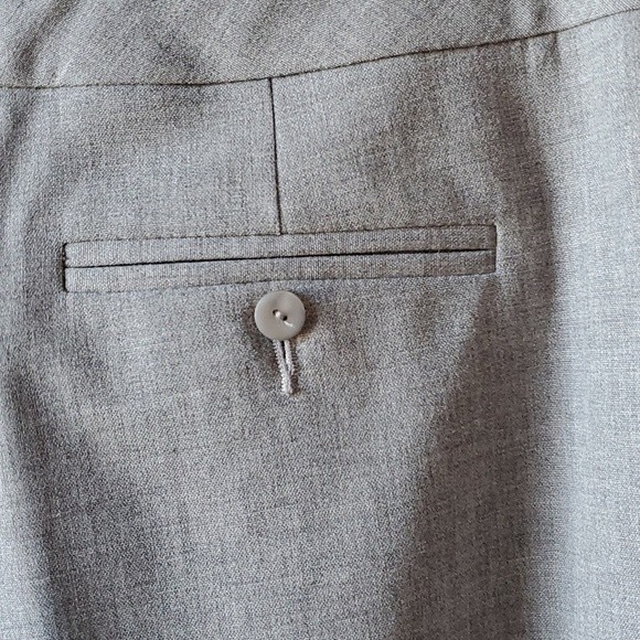PENDLETON GRAY WOOL CLASSIC STRAIGHT LEG PANTS SAAVY STRETCH WOOL SIZE 18 - Picture 3 of 9